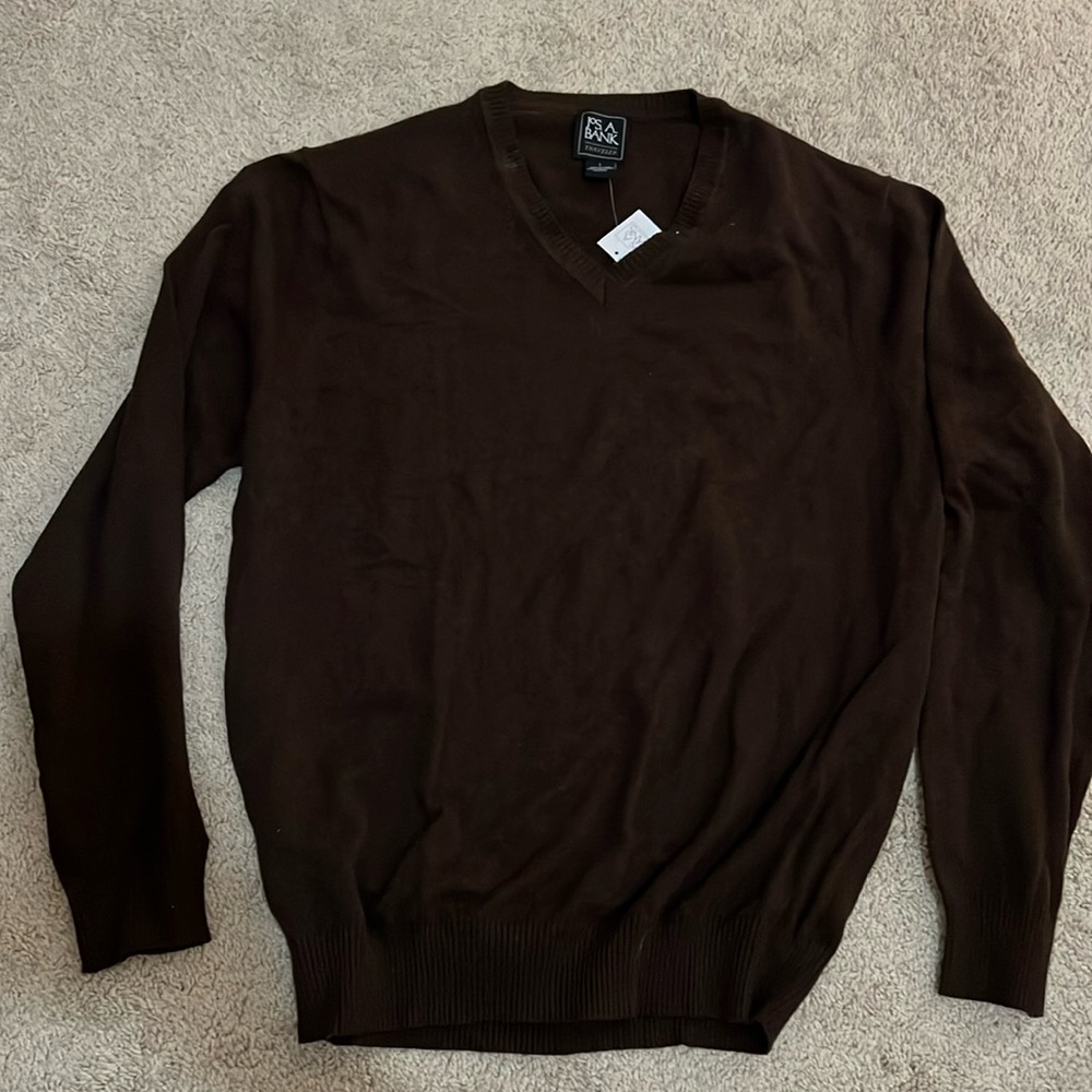 Jos A bank v neck sweater